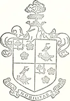 An illustration from Armory and lineages of Canada; comprising pedigrees with historical notes, brief biographies and family registers of prominent men of Canada, including blazons and illustrations of many armorials, and of insignia of knighthood (1913)