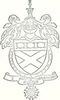 An illustration from Armory and lineages of Canada; comprising pedigrees with historical notes, brief biographies and family registers of prominent men of Canada, including blazons and illustrations of many armorials, and of insignia of knighthood (1913)
