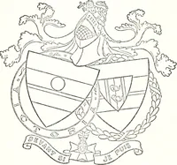 An illustration from Armory and lineages of Canada; comprising pedigrees with historical notes, brief biographies and family registers of prominent men of Canada, including blazons and illustrations of many armorials, and of insignia of knighthood (1913)
