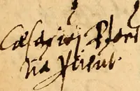 Picture 18 of 34 from Arnoldi Ferroni Burdigalensis, regij consiliarij, : De rebus gestis Gallorum libri IX. Ad Historiam Pavli Aemylii additi, perducta historia usque ad terpora Henrici II, Francorum regis. [Paralipomena Gallicanae historiae ad P. Aemylivm et Ferronvm, adiecta. Per Ioannem Thomam Freigivm] (1569), leaf 285