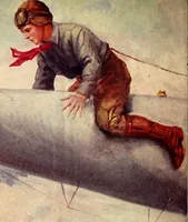 An illustration from Around the world in ten days (1922)