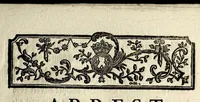 An illustration from Arrest du Conseil d'État du roi, qui ordonne que les marchands & négocians qui voudront envoyer des toiles au blanc, à l'impression ou au réapprêt seront tenus de fixer les délais pendant lesquels ils entendent faire rentrer lesdites toiles à Paris : du 19 août 1784 : extrait des registres du Conseil d'État (1784)