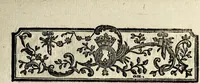 An illustration from Arrest du Conseil d'État du roi, qui ordonne que les marchands & négocians qui voudront envoyer des toiles au blanc, à l'impression ou au réapprêt seront tenus de fixer les délais pendant lesquels ils entendent faire rentrer lesdites toiles à Paris : du 19 août 1784 : extrait des registres du Conseil d'État (1784)