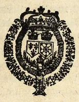 An illustration from Arrest de la cour de Parlement du 2. Ianuier 1615. : touchant la souueraineté du roy au temporel, & contre la pernicieuse doctrine d'attenter aux personnes sacrées des roys : en suite duquel sont les arrests donnés sur le mesme subiect. (1615)