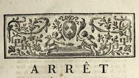 An illustration from Arrêt du Conseil d'État du roi, qui accorde une modération des droits d'entrée à Paris sur les gazes : du 8 juillet 1781 : extrait des registres du Conseil d'État (1781)