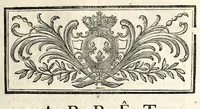 An illustration from Arrêt du Conseil d'Etat, qui proroge jusqu'au 1er. octobre prochain le délai accordé par l'arrêt du 29 mars 1781 pour l'application d'une marque de grâce aux étoffes qui, lors de la publication dudit arrêt, n'étaient point revêtues des marques prescrites : du 12 juillet 1781 : extrait des regsitres du Conseil d'État (1781)