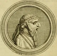 An illustration from Arsacidarum imperium, sive, Regum Parthorum historia : ad fidem numismatum accommodata (1725)