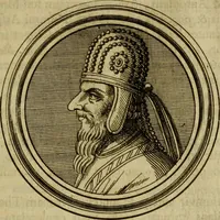 An illustration from Arsacidarum imperium, sive, Regum Parthorum historia : ad fidem numismatum accommodata (1725)