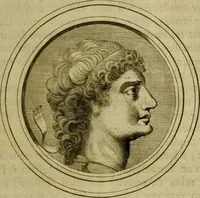 An illustration from Arsacidarum imperium, sive, Regum Parthorum historia : ad fidem numismatum accommodata (1725)