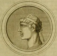 An illustration from Arsacidarum imperium, sive, Regum Parthorum historia : ad fidem numismatum accommodata (1725)