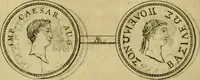 An illustration from Arsacidarum imperium, sive, Regum Parthorum historia : ad fidem numismatum accommodata (1725)