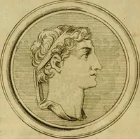 An illustration from Arsacidarum imperium, sive, Regum Parthorum historia : ad fidem numismatum accommodata (1725)