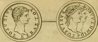 An illustration from Arsacidarum imperium, sive, Regum Parthorum historia : ad fidem numismatum accommodata (1725)