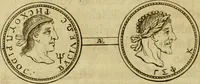 An illustration from Arsacidarum imperium, sive, Regum Parthorum historia : ad fidem numismatum accommodata (1725)