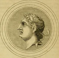 An illustration from Arsacidarum imperium, sive, Regum Parthorum historia : ad fidem numismatum accommodata (1725)