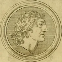 An illustration from Arsacidarum imperium, sive, Regum Parthorum historia : ad fidem numismatum accommodata (1725)