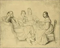 An illustration from Art and artists of our time (1888)