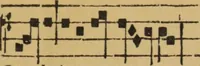 An illustration from Arte de cãto llano y cõtrapunto y canto de organo cõ proportiones y modos breuemte cõpuesta & nueuamte añadida y glosado por Gõçalo Martinez de Bizcargui (1538)
