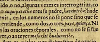 An illustration from Arte de la lengua aymara. Compuesta por el Padre Diego de Torres Rubio de la Compañia de Iesus. (1616)