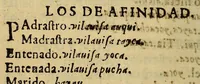 An illustration from Arte de la lengua aymara. Compuesta por el Padre Diego de Torres Rubio de la Compañia de Iesus. (1616)