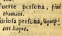 An illustration from Arte de la lengua aymara. (1616)