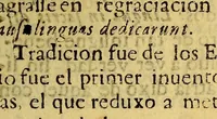 An illustration from Arte de la lengua general del Ynga llamada qquechhua. Compuesto por el Bac. D. Estevan Sancho de Melgar natural de esta Ciudad de los Reyes cathedratico de dicha lengua en esta Santa Iglesia Metropolitana, y examinador synodal de ella en este arc̦obispado. (1691)