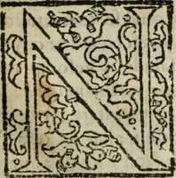 An illustration from Arte de la lengua mexicana con la declaración de las adverbios della.. (1645)