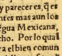 An illustration from Arte dela lengua mexicana y castellana, (1576)
