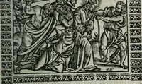 An illustration from Arte del ben psare e cõtemplare la passione del nostro Signor Jesu Christo con vn singular trattato dello imitar di Christo di nouo corretta historiata (1527)
