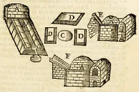 An illustration from Arte de los metales en que se enseña el verdadero beneficio de los de oro, y plata por açogue. : El modo de fundirlos todos, y como se han de refinar, y apartar vnos de otros. (1640)