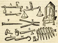 An illustration from Arte de los metales en que se enseña el verdadero beneficio de los de oro, y plata por açogue. : El modo de fundirlos todos, y como se han de refinar, y apartar vnos de otros. (1640)