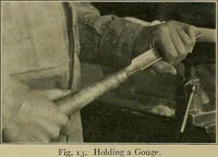 An illustration from Art and education in wood-turning; (1921)