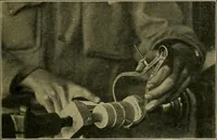 An illustration from Art and education in wood-turning; (1921)