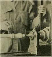 An illustration from Art and education in wood-turning; (1921)