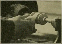 An illustration from Art and education in wood-turning; (1921)