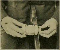 An illustration from Art and education in wood-turning; (1921)