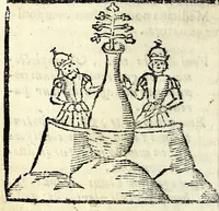 Picture 4 of 7 from Artefii Arabis philosophi Liber secretus : nec non Saturni Trismegisti, siue Fratris Heliae de Assisio libellus : quorum primus magicum ignem ab omnibus occultatum aperit : alter, operandi modum aperte docet : quibus accesserunt alia nondum impressa (1685), leaf 74