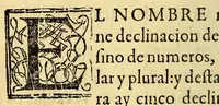 An illustration from Arte mexicana (1595)