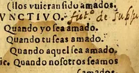 An illustration from Arte, y vocabulario en la lengua general del Peru llamada Quichua, y en la lengua Española (1614)