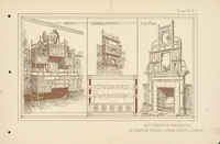 Picture 2 of 9 from Art furniture from designs by E.W. Godwin and others : with hints and suggestions on domestic furniture and decoration (1877), leaf 15
