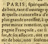 An illustration from Articles, moyens et raisons approuuez par les Estats Generaux, que presente au roy François du Noyer escuyer, sieur de S. Martin, pour la premiere partie de ses propositions & offres, afin d'establir à Paris, pour toute la France, la Royale compagnie fraņoise pour faire le commerce general, tant par mer que par terre, & autres entreprises & amenagemens : laquelle compagnie sera regie & gouuernée par des directeurs qui seront pris & choisis de personnes notables des premiers qui entreront en icelle : auec Messieurs les preuost des marchands & escheuins de ladite ville : & tout ainsi qu'il se practique és compagnies estrangeres, à l'instar desquelles elles sera formée (1616)