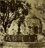 An illustration from Art in California : a survey of American art with special reference to Californian painting, sculpture and architecture past and present, particularly as those arts were represented at the Panama-Pacific International Exposition : being essays and articles by the following contributors (1916)
