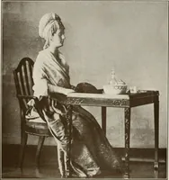 An illustration from Art in costume design; practical suggestions for those interested in art, sewing, history and literature (1920)