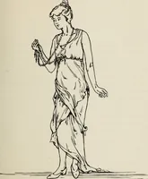 An illustration from Art in costume design; practical suggestions for those interested in art, sewing, history and literature (1920)