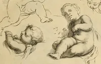 Picture 17 of 34 from Artis Apelleae : liber hic, studiosa juventus, aptata ingenio fert rudimenta tuo : hos duce carpe viam, membratim tota figura discitur, his gradibus scandere ad alta dabit (1650), leaf 195