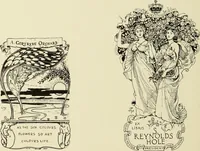 An illustration from Artists and engravers of British and American book plates : a book of reference for book plate and print collectors (1897)
