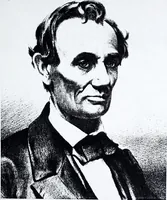 An illustration from Artists of Abraham Lincoln portraits (1860)