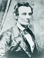 An illustration from Artists of Abraham Lincoln portraits (1860)