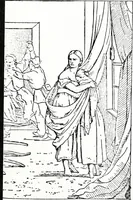 An illustration from Artists of Abraham Lincoln portraits (1863)