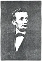 An illustration from Artists of Abraham Lincoln portraits (1885)